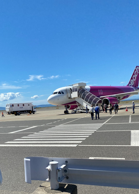 関空から帯広まで移動