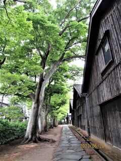 2023年6月「大人の休日&#20465;楽部パス」利用、那須塩原駅から酒田市へ（山居倉庫）