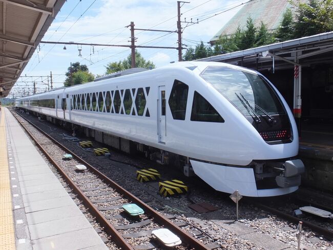 今年の7月15日にデビューしたばかりの<br />東武鉄道新型特急スペーシアX。<br />いろいろな種類の座席があるのですが、<br />狙っていた素敵なシートが予約で来たので、<br />折角乗るんだから、1泊して日光旅行を楽しもう!<br />という感じで、中禅寺湖で避暑って来ました。