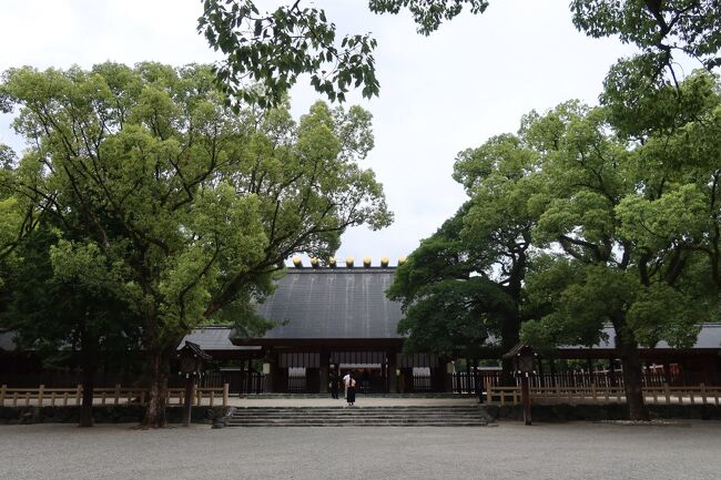 名古屋に一泊し、ひつまぶしを食べた後、約半日で熱田神宮、宮の渡し周辺を散策してきました。