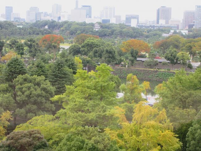 　東京３日間の旅はあっという間に過ぎました。<br /><br />迎賓館赤坂離宮の見学を終えて帰りにミッドタウン日比谷に寄ってみました。<br />初めて屋上庭園に上がりました。<br /><br />　羽田空港に行き、１７時２０分ごろ日が暮れていくところを見ました。<br />東京は楽しかったです。