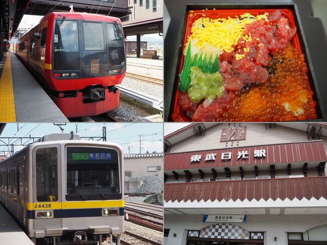 本当は1週間前に行くはずだった日光・鬼怒川。<br />7月にデビューしたばかりの東武新型特急スペーシアXに乗りたいし。<br />SL大樹にも乗りたいし。<br />台風に翻弄されて何度も日程や旅程を変更。おかげで泊まりの予定が日帰りになあっちゃいました。<br />写真の枚数が多いので3編に分けて投稿します。<br /><br />本編では<br />大船から湘南新宿ラインの2階建てグリーン車で新宿へ。<br />新宿駅からはJR線から東武線への直通特急きぬがわ号に乗って下今市駅乗換で東武日光へ向かいます。初代成田エクスプレスに使っていた車両を改造した特急なんです。<br /><br />旅行日:2023年9月14日<br />投稿日:2023年9月15日