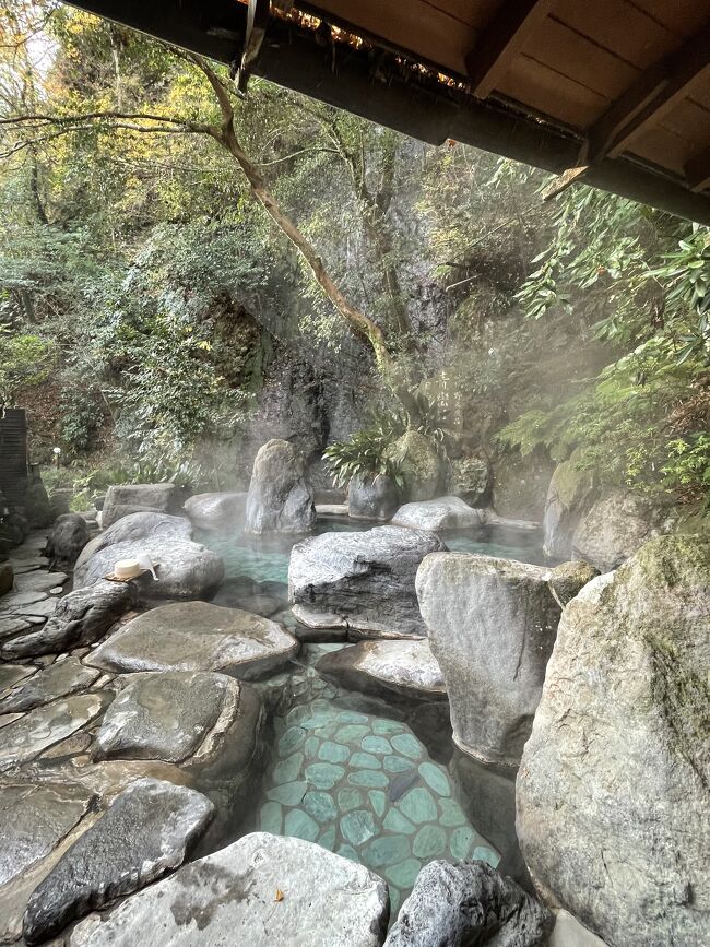 奥湯河原の秘境のような温泉に浸かりたくて青巒荘に行ってきました。<br />行き帰りに小田原散策とグルメもおまけです。