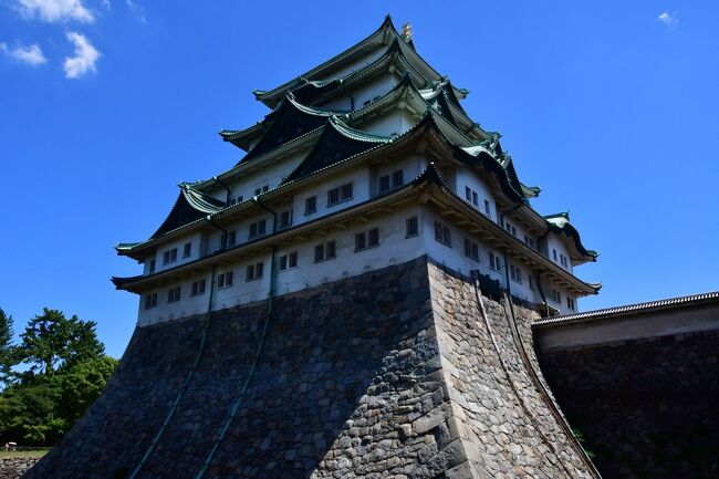 名古屋を訪れた。<br /> 少し前に名古屋を訪れた時は閉館中で、本丸や二の丸に一歩も入れなかったが、今回は入れた。<br /><br /> 今回、漸く復元された本丸御殿を訪れる事が出来た。<br /> 二の丸にある那古野城跡も確認。<br /><br /> その後、栄エリアと大須商店街を訪れた。<br /> 途中の小林城も再訪した。