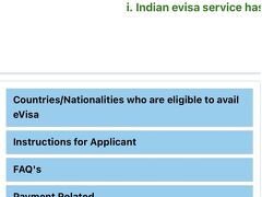 インドe visa 30 days の取得方法