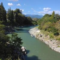 天竜峡舟下りと天竜峡大橋そら散歩