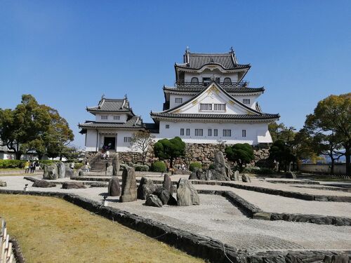 大阪 岸和田城 八陣の庭(Hachijin Garden,Kishiwada Castel