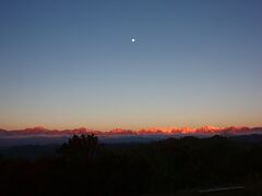 北アルプス「後立山連峰」十六夜の”夜明け”