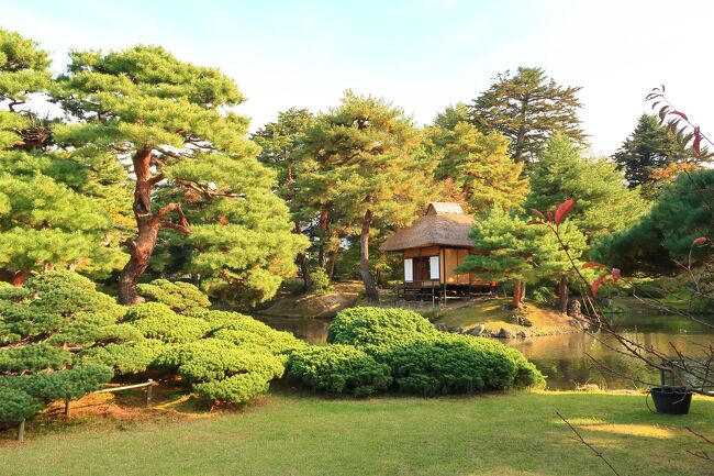 会津藩主の別邸であり薬草も栽培した跡があり<br />庭園も整備されていました。<br />廻遊式大名庭園で国の指定名称の庭園になってました。<br />
