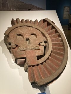 東京国立博物館 "特別展 古代メキシコ ～マヤ・アステカ・テオティワカン～" ② 沈んだ（＝死んだ）太陽を表すといわれる "死のディスク"！
