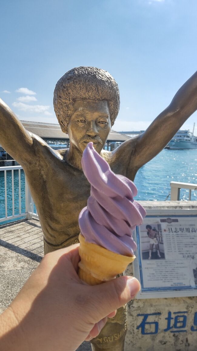 今年10回目の沖縄となりました。<br />今回は石垣島のみ。<br />バスのみの旅行です。<br />寒くもなく暑くもなく、晴れたり曇ったり時にはパラパラ。<br /><br />3泊4日旅行代金合計 32780円<br /><br />交通費小計 24680円<br />飛行機 羽田→石垣 11340円<br />バス 5日券 2000円<br />飛行機 石垣→羽田 11340円<br /><br /><br />宿泊費小計 6100円<br />1泊目 素泊 300円<br />2泊目 素泊 2800円<br />3泊目 素泊 2800円<br /><br />飲食費小計 2000円