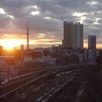 「もっとTOKYO」１１回目。田端駅南口はひっそり無人駅のよう。