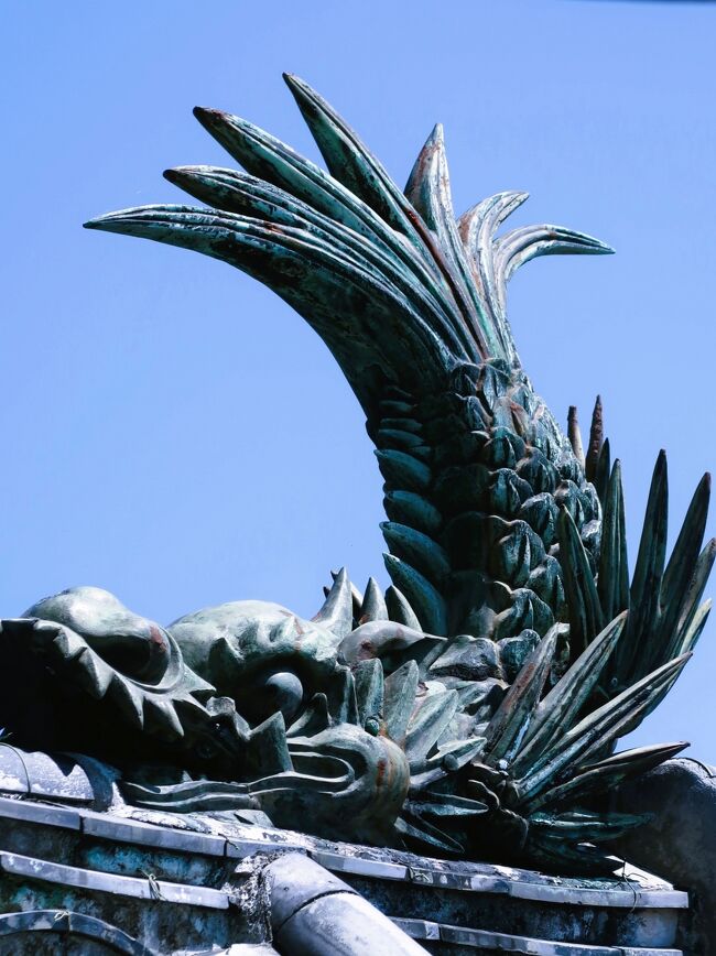 高知城は高知県高知市にある日本の城。瓦や壁の色が鷹の羽の色に似ているとして、鷹城（たかじょう）とも呼ばれる。<br />江戸時代には土佐藩の藩庁が二の丸御殿に置かれた。江戸時代に築かれた天守が残る現存天守十二城の一つあるほか、本丸御殿や追手門等が現存する。城跡は国の史跡に指定されている。日本100名城に選定されている<br /><br />高知平野のほぼ中心に位置する大高坂山（標高45m）上に築かれた梯郭式平山城で、山の南を流れる鏡川、北の江ノ口川をそれぞれ外堀として利用されていた。<br /><br />1601年（慶長6年）、山内一豊が土佐国を与えられて土佐藩を立てた。城全体の完工は1611年（慶長16年）。江戸時代初期の建物は1727年（享保12年）の大火でほとんどが焼失し、1753年（宝暦3年）まで四半世紀かけて再建され、現存天守は1749年（寛延2年）造と推測されている。<br /><br />高知城は本丸の建造物が完全に残る唯一の城として知られていて、又天守と本丸御殿が両方現存する唯一の城である。明治6年（1873年）に発布された廃城令や、太平洋戦争による戦災を免れて天守、本丸御殿、追手門など15棟の建造物が現存し、全て国の重要文化財に指定されている。現在これらは高知県の所有物となっている。<br /><br />城全域は高知公園として無料で開放されているが、天守および本丸御殿（別名「懐徳館」）への入館は有料となっている。<br />また、城内には一豊と妻の千代（見性院）、板垣退助の銅像が立つ。予算の関係で二の丸御殿、三の丸御殿、鉄門等と言ったこれ以上の木造復元計画はない。<br /><br />天守<br />南北に千鳥破風、東西には唐破風をつけた安土桃山時代の様式である。最上階に高欄を設けるなどのやや古風な形式（復古型）をとっている。<br />独立式望楼型4重6階、窓は突上窓と連子窓、天守台がなく本丸上に、直に礎石を敷き御殿に隣接して建てられており、このような本丸を最後の防衛拠点とする構えは慶長期の城にみられるものであるという。<br />平面寸法は、初層と2層を総二階造りで8間×6間、3層と4層を4間四方とし、5層と最上層は3間四方である。高さは18.5m。国の重要文化財に指定されている。<br /><br />本丸御殿　（懐徳館）<br />天守に隣接して造られている。築城された当初、二ノ丸御殿ができるまでは土佐藩初代藩主・一豊と正室の千代夫人の住まいであった。しかしながら、18世紀初頭に本丸御殿は焼失し江戸中期に御殿の再建が行われ現在に至る。御殿が完全な形で現存しているのは高知城のみである。間取りは上段ノ間（床、棚、書院附）、二ノ間、三ノ間（茶所附属）、四ノ間、納戸、三畳二室、雪隠、入側、板間及び縁側より成る。享保12年(1727年)の焼失後は、金箔は予算の関係で貼らなかった。<br />丸御殿は懐徳館［かいとくかん］と呼ばれ納戸蔵とともに国の重要文化財に指定されている[5]。<br /><br />追手門<br />門の入り口は枡形の巨大な石垣で囲まれていて、敵を3方から攻撃できるようになっている。江戸時代からの現存である。<br /><br />鉄門跡<br />かつては二階建ての門があり、鉄板を打ち付けた扉があった。門を入ると枡形になっていて、詰門へと続いている。<br /><br />詰門<br />本丸とその北側にある二ノ丸の間にかけられた櫓門で、二階は二の丸と本丸を結ぶ廊下橋となっている。<br />重要文化財は次の通り<br />天守　　　本丸御殿・懐徳館［かいとくかん］<br />納戸蔵　黒鉄門　西多聞　東多聞<br />詰門　廊下門　追手門　矢狭間塀など<br />（フリー百科事典『ウィキペディア（Wikipedia）』より引用）　<br /><br />高知城　については・・<br />https://kochipark.jp/kochijyo/<br />
