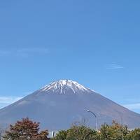 小山町で富士山を見る