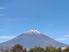 小山町で富士山を見る