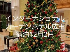 インターナショナルガーデンホテル成田宿泊12月2日