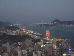 海峡ゆめタワーからの関門橋