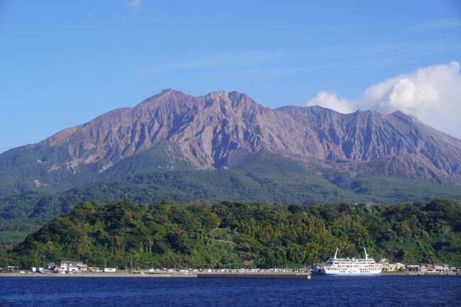 八代の妙見祭が終わって、鹿児島へ。鹿児島で妹と合流して、ここからは二人旅です。というか、鹿児島の旅を加えたのは鹿児島が未経験という妹のリクエストから。私的には、もう鹿児島は積極的には行きたいところではない。というのも、鹿児島市から桜島、霧島に知覧、指宿とかは何度か回っていて新味に欠けるし、鹿児島に関連する幕末とかいくつかのテーマもほぼ整理がついていますからね。じゃあ、例によってもっと丁寧に回ってみるかなというくらい。ただ、調べてみると前回の鹿児島が2013年5月ですから、気が付かないうちにちょっとブランクも開いていますし、そして、あとはもうひと工夫で、枕崎に続けて実は以前から気になっていた坊津、方向は違いますが出水を加えるとこれならちょっと整った感じ。それなりに意欲も湧いてきました。<br /><br />さて、初日は、鹿児島市内の城山、南洲公園、仙厳園から桜島に、最後は天文館のコース。定番コースと言えば定番コースなのですが、西郷隆盛のお膝元、鍛冶屋町の鹿児島市維新ふるさと館や尚古集成館を省略しているのですっきりしているのがミソ。歴史好きなら外せないエリアではあるんですけど、そこを入れたら一日では済みません。明日から知覧、指宿などまだ旅は続きますから、鹿児島の一日目は少しセーブもしておきたいですしね。そして、交通手段は、基本のカゴシマシティビュー。鹿児島市内の定番スポットを要領よく回るならこの一択。うまい具合に一日で収まりました。このコースを通じて、桜島は鹿児島市内から意外に近くて、鹿児島市民にとってはとても身近な存在であること。西郷隆盛への思いと西南戦争の記憶は今でもそれなりに生々しいこと。島津の殿様の存在は今でも大きくて、薩摩切子や薩摩焼など豊富な伝統工芸品でも仙厳園がリードしていること。そうしたアウトラインを実感してくれればそれでOK。ここから先はまた自分で知見を広げることができるでしょう。<br /><br />ここで桜島のことだけもう少し触れておくと。。<br />桜島港の周辺で観光するなら、桜島ビジターセンターや桜島溶岩なぎさ公園、公園足湯、溶岩なぎさ遊歩道辺り。これはお勧めというかこれくらいしかないといった方が正確ですね。ただ、桜島のワイルドな自然がそれなりに体感できるし、桜島溶岩なぎさ公園の美しい景観はけっこう癒される。手軽だけど、鹿児島市内から眺めるだけよりもしっかり桜島を感じることができると思います。また、桜島ビジターセンターでは、桜島・錦江湾ジオパークの説明が、桜島および鹿児島市街とその周辺、錦江湾域という広範囲を対象としていて、これだけの活火山と60万都市が共生しているくだりにはハッとさせられました。火砕流の直接的な被害だけでなく、鹿児島市内でも火山灰が降ってくると傘をさすのですが、バラバラバラバラとけっこうな勢いがありますからね。それでも、基本は自然への尊重という気持ちをもつということが大事かな。サツマイモ、ダイズ、アブラナを育てたシラス台地の自然条件も鹿児島の地域性を形作ってきたものの一つですからね。ここで改めて桜島が鹿児島のアイデンティティのひとつであることを確認できたのは意味があったかなと思います。