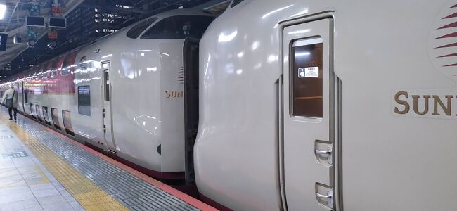 母と大冒険の後編です。いよいよ夜行寝台特急「サンライズ出雲」に乗車し、東京から西へ西へと12時間の大移動。翌朝島根県へ到着します。<br />秘密基地のような狭い個室でドキドキワクワクな一夜を過ごしました。夜汽車に乗るという、ある意味レトロで貴重な体験、そのリアルな感想も述べたいと思います。<br />そしてあいにくの強雨の中ですが、母の念願だった松江城観光、そして宍道湖のシジミ汁の昼食をとり、最後は出雲空港からFDAフジドリームエアラインにて愛知県へと帰ってきました。<br />高齢者の母は意外にも、サンライズ出雲の個室がもの凄く楽しかったそうです！母娘ともに大移動の大冒険。本当に大興奮の2日間を過ごすことができました。ぜひ参考になれば嬉しいです。<br />