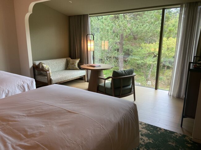 紫翠ラグジュアリーコレクションホテル奈良が開業という事で、マリオットのポイント利用で宿泊しました。