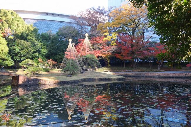 友人二人と毎年恒例となった紅葉狩り。今年はどこにする？　熊が活発化していることだし、都心にしよう！　…ということで、紅葉が綺麗だという小石川後楽園に行ってみることにしました。後楽園だけだと寂しいので、徒歩30分で行ける小石川植物園にも行ってきました。<br /><br />本日の行程です。まずはJR水道橋駅西口で待ち合わせして、徒歩５分の小石川後楽園へ。その後、小石川植物園に向かう途中にあるネパール料理のお店でランチしてから小石川植物園に向かいました。小石川植物園の後は徒歩10分の都営地下鉄三田線の白山駅から電車に乗って、帰路につきました。<br /><br />本日の歩行距離　6.5ｋｍ