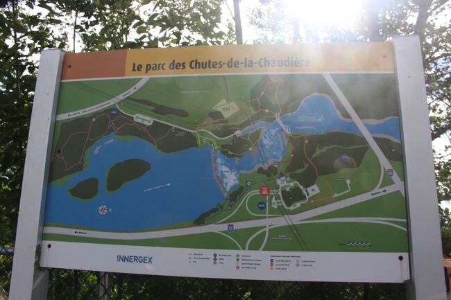 カナダ東部５州、ドライブ旅行２０１８　Day19- 3（Le parc des Chutes-de-la-Chaudière）