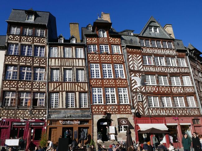 2023年11月　初冬のノルマンディーとブルターニュ 6　都会レンヌに行く　Rennes