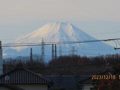 冬姿の富士山