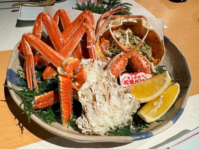 1泊2日で島根・鳥取へ行ってきました。<br /><br />蟹を食べる旅。<br />メインは蟹。<br />主役は蟹。
