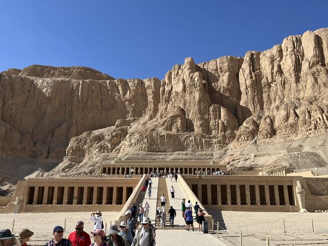 2023エジプト旅行⑥ルクソール～ハトシェプスト女王葬祭殿・ラムセス３世葬祭殿