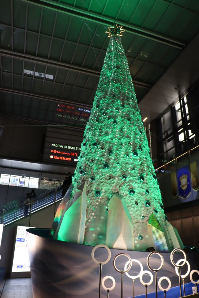 名古屋の東山動植物園で紅葉のライトアップを見てから星が丘テラスや名古屋駅前のイルミネーションを巡って来ました。