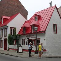 カナダ東部５州、ドライブ旅行２０１８　Day20-4（ケベックの旧市街とケベック料理 Aux Anciens Canadiens ）