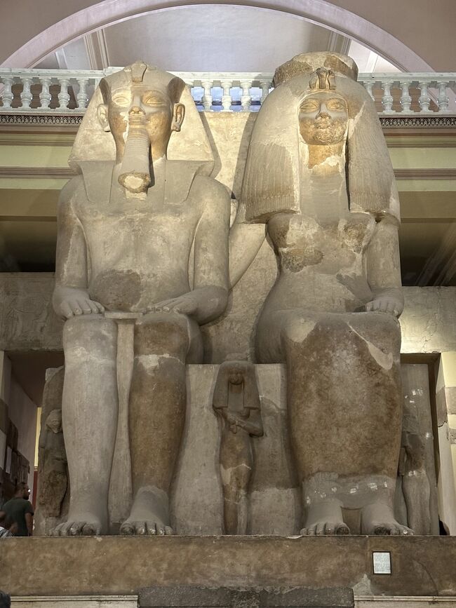 3日目はエジプト考古学博物館にツタンカーメンの黄金のマスクを見に行きました