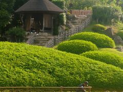 岡山-3　後楽園c  再入園　唯心山　☆簾池軒・流点・千入の森・福田茶屋