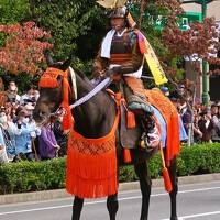 鎌ケ谷市民まつり-1　相馬野馬追　騎馬武者来援　☆着陣式‐大賑わいで歓迎