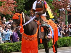 鎌ケ谷市民まつり-1　相馬野馬追　騎馬武者来援　☆着陣式‐大賑わいで歓迎