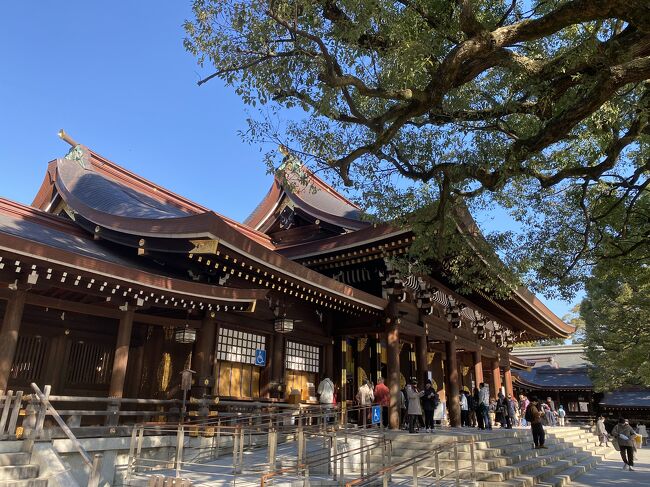 天気の良かったこの日は神田明神から明治神宮、代々木公園と廻って、最後は渋谷に出てきました。