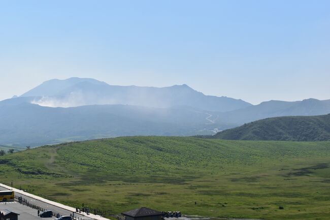 ２度目の九州は前回より南の熊本と大分をめぐることにしました。<br />３日目は阿蘇山、阿蘇神社、大観峰に行きます。ランチはあか牛。