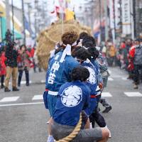 会津の奇祭「高田大俵引き」&会津巡り