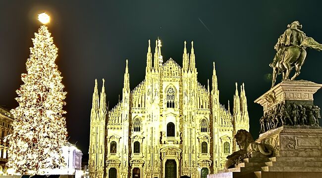 待ちに待った冬休み。<br />初めてのイタリアなので、王道都市ミラノ・ベネチア・フィレンツェ・ローマをぐるっと満喫したい！<br /><br />みんなさんの旅行記を参考に、最後の晩餐・ウフィッツィ美術館・バチカン美術館・コロッセオの入場券を、日本を出発前にインターネットで予約しておきました。<br /><br />あまり体力のない家族のために、連泊・余裕のある日程にしました。<br /><br />航空会社: ルフトハンザ航空<br />　行き: 関空→ミュンヘン→ミラノ(機内泊)<br />　帰り: ローマ→ミュンヘン→関空 (機内泊)<br /><br />イタリア国内移動:  私鉄イタロItalo<br />  (ミラノ→ベネチア→ローマ→フィレンツェ→ローマ)<br /><br />宿泊先.  : ホテルベルーナ ミラノ 1泊 <br />　　　　 モナコ＆グランド カナル ベネチア 3泊<br />　　　　  ホテル ノード ヌオヴァ ローマ 4泊<br />　　　　  <br />その他　: WIFI (ドコモahamo) 