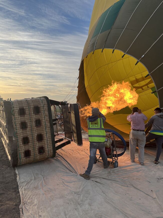 2023エジプト旅行⑩ルクソールで熱気球、そしてカイロへ