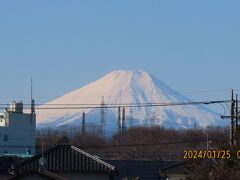 美しかった真っ白な富士山