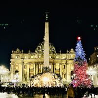 年末年始 憧れのイタリアへ ③バチカンのクリスマスライトアップ