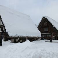 雪の五箇山（菅沼集落）と白川郷訪問、高山観光