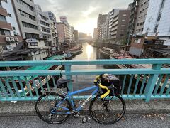 2023年11月6日　朝サイクリング台東区・中央区、夜サイクリング文京区・新宿区