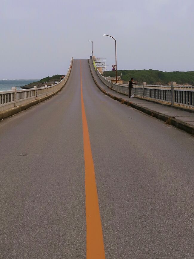 池間大橋（いけまおおはし）は、沖縄県宮古島市北西部に位置し宮古島と池間島とを結ぶ全長1,425mの橋。<br />1992年2月14日に開通した。1995年3月に来間大橋が開通するまでは、沖縄県内最長の橋であった。<br /><br />宮古島側の宮古島市平良字狩俣と池間島側の宮古島市平良字池間とを結ぶ橋で、沖縄県道230号池間大浦線の一部を成す。<br /><br />構造は、PC連続箱桁橋。全長は1,425mで、船舶の航行のため中央部が盛り上がった形状をしている。<br /><br />橋自体の構造美、周囲に広がるエメラルドグリーンの海、その先に西平安名岬や大神島を望む優れた景観のために、宮古島を代表する観光地のひとつとなっている。<br /><br />橋のたもとには、宮古島側に展望所、池間島側に売店が設けられている。<br /><br />1963年に当時平良市長であった真栄城徳松が池間島架橋構想を公表。長年にわたる要請運動を経て、国庫補助採択された。<br />同事業の総延長は4,676mで、その区間には池間大橋の宮古島側に続く海中道路（全長249m）や世渡橋が含まれる。総事業費は約99億円。<br /><br />2011年度からは長寿命化と耐震強化を目的とする補修・補強工事が実施された。