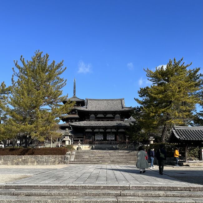 2月の3連休を利用して、奈良へ！<br /><br />京都から少し足を伸ばすだけで、また違う街並みが楽しめます。<br /><br />体験型の宿泊施設で醤油作りを見せてもらったり、世界遺産の法隆寺や春日大社を観光したり。予想以上に奈良の観光コンテンツがすばらしくて大満足な滞在になりました。<br /><br />【1日目】<br />昼食: 麺屋K<br />夕食:  NIPPONIA 田原本 マルト醤油　<br /><br />観光: 餅飯殿センター街、興福寺、奈良公園、ひがしむき商店街<br /><br />【2日目】<br />観光: 村屋神社、大神神社、狭井神社、春日大社<br />昼食: ふじ門製麺<br />夕食: うぶすなの郷 TOMIMOTO<br /><br />【3日目】<br />観光: 法隆寺