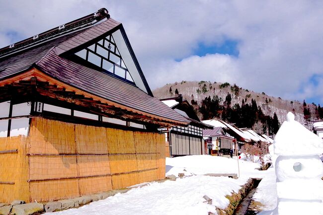 野岩鉄道に乗るため会津を目指します。<br />せっかくならばと冬の大内宿へ。<br /><br />宿泊は喜多方。<br />朝ラーと日本酒を嗜みました。<br /><br />２月ではありますが天候も穏やかでした。<br />（天気もよく、最高気温は10度超になったとか）