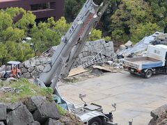 7日目・2022年11月に熊本城訪問。その時の記録写真のみです「地震からの復興への道のり」