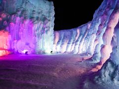 冬の北海道　雪と氷の祭典②(千歳・支笏湖氷濤まつり　氷の美術館)